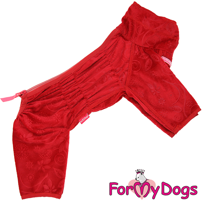Suit-overalls red,Female | ForMyDogs